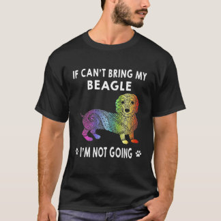 Camiseta 102 Si no puedo traer mi Beagle no iré