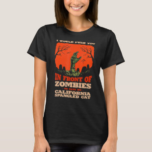 Camiseta 10548100076^Empuje En Zombies Para Guardar Mi Cali