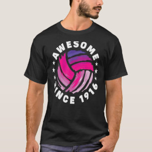 Camiseta 106º cumpleaños increíble desde 1916 Vo de 106 año