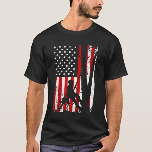 Camiseta 106476 Gracioso Regalo Arbórico De Bandera Estadou (Anverso)