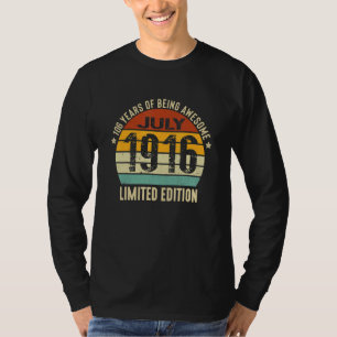 Camiseta 106 Años De Ser Impresionante Julio 1916