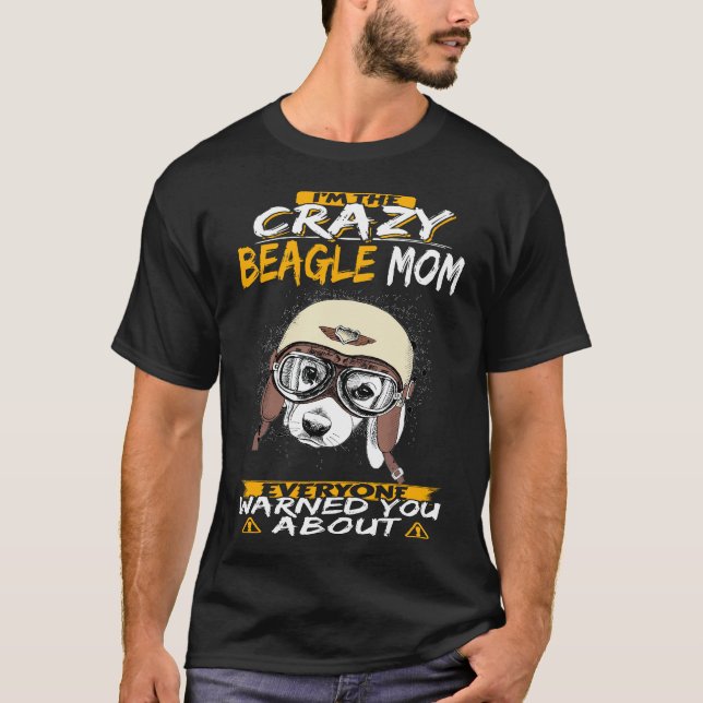 Camiseta 106 Soy la loca mamá Beagle (Anverso)