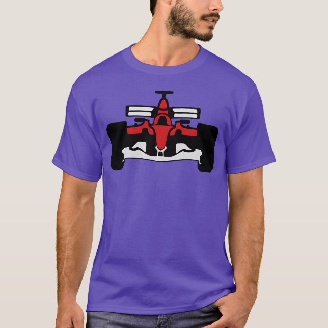 Camiseta 1072 amigos de la carrera de coches de fórmula 1 (Anverso)