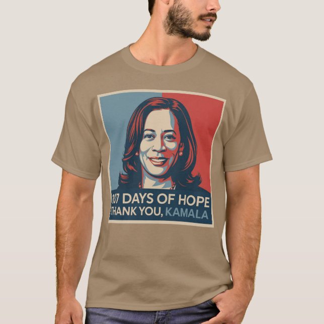 Camiseta 107 días Kamala Harris (Anverso)