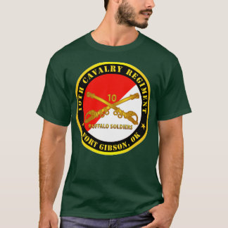 Camiseta 10.ª caballería del Regimiento Fort Gibson OK Búfa