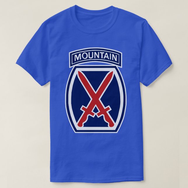 Camiseta 10.ª División de Montaña (Diseño del anverso)