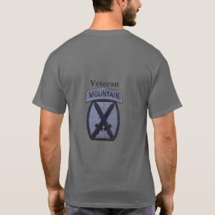 Camiseta 10.ª división de montaña veteranos de Fort Drum