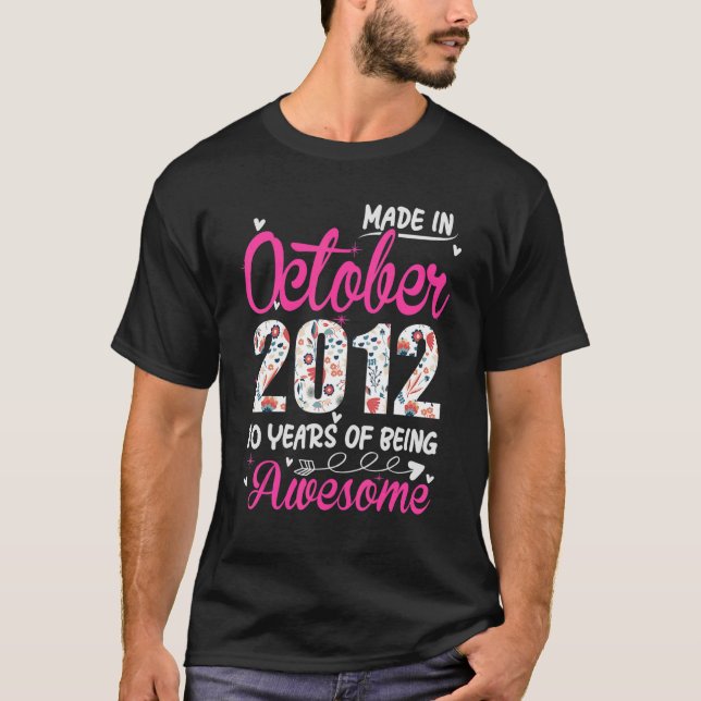 Camiseta 10.ª festividad desde octubre de 2012 (Anverso)