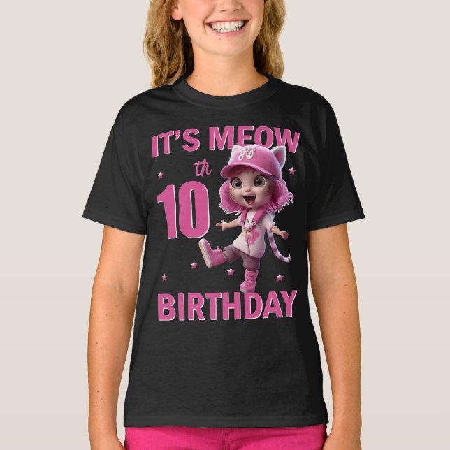 Camiseta 10.ª Fiesta De Cumpleaños De 10 Años Impresionante (Anverso)