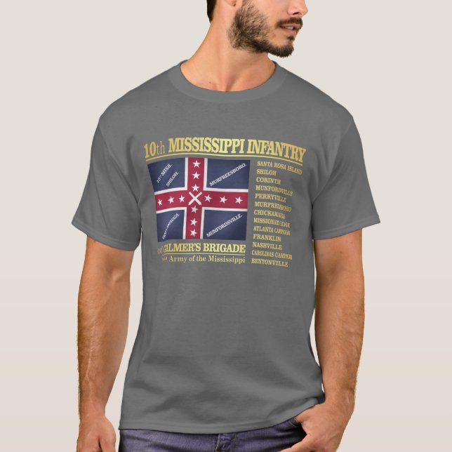 Camiseta 10.ª Infantería Mississippi (BA2) (Anverso)