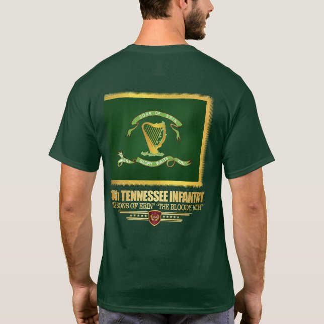 Camiseta 10.ª Infantería Tennessee (Reverso)