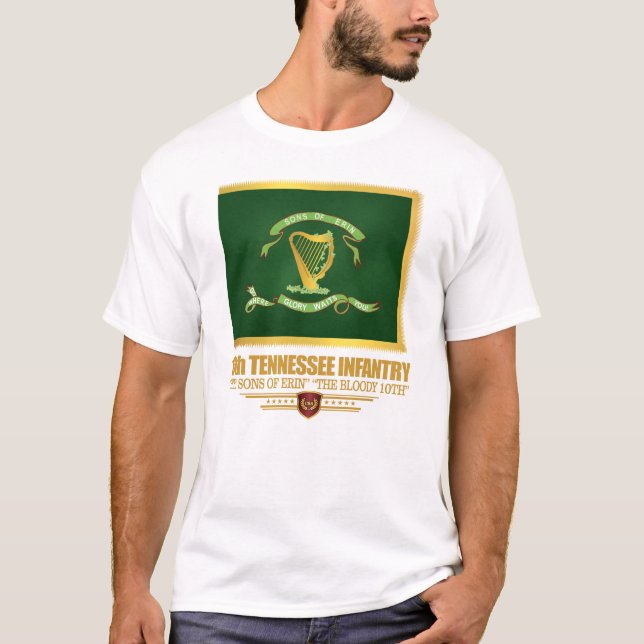 Camiseta 10.ª Infantería Tennessee (Anverso)