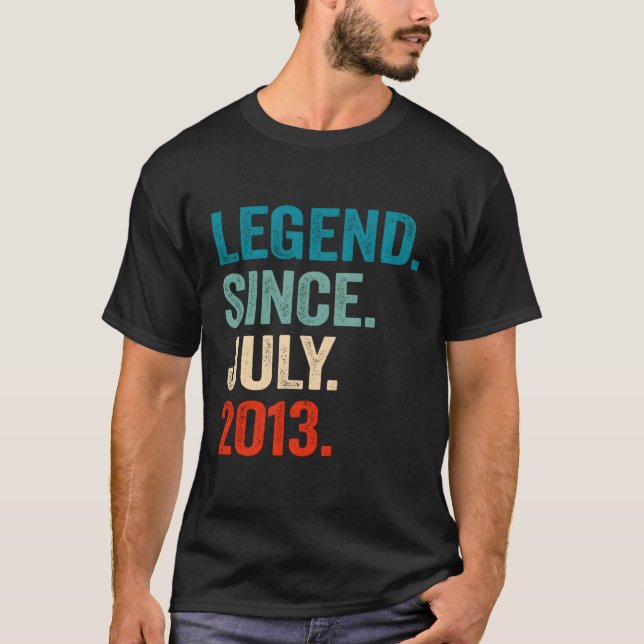 Camiseta 10.ª Leyenda Desde Julio De 2013 (Anverso)