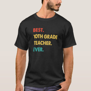 Camiseta 10.ª Maestría Retro Mejor 10º Profesor E