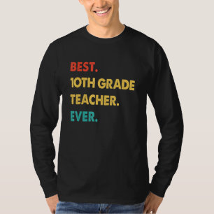 Camiseta 10.ª Maestría Retro Mejor 10º Profesor E