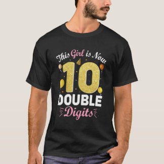 Camiseta 10.ª Pía Ahora Son 10 Dígitos Dobles