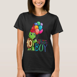 Camiseta 10.ª tortuga de cumpleaños
