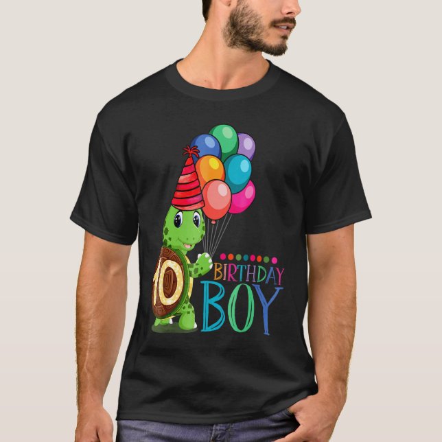 Camiseta 10.ª tortuga de cumpleaños (Anverso)
