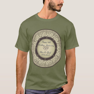 Camiseta 10.º Aniversario Boda