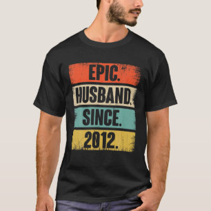 Camiseta 10.º Aniversario Del Boda Regalo Por Su Esposo Épi