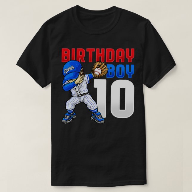 Camiseta 10.º Béisbol Nacido (Diseño del anverso)
