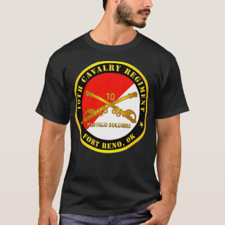 Camiseta 10.º Caballero Regimiento Fort Reno Soldado de Búf
