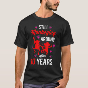 Camiseta 10.º centenario del Boda monkeying Husban