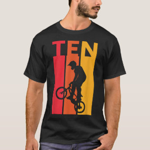 Camiseta 10.º cumpleaños 10 años niños Bmx Bike Lover B-d
