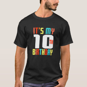 Camiseta 10.º cumpleaños es mi bebé de 10 años
