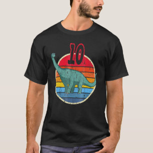 Camiseta 10.º cumpleaños I Brachiosaurus Diplodocuments I F
