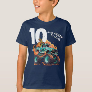Camiseta 10.º cumpleaños, niños de 10 años y listos para ap