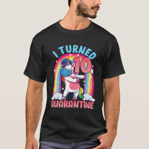 Camiseta 10.º Cumpleaños Unicornio De Diez Años