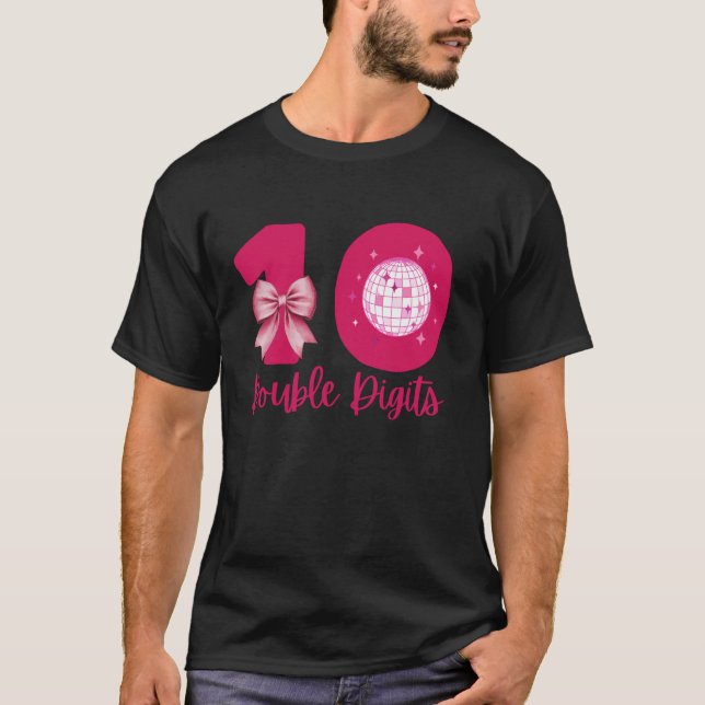 Camiseta 10.º día de dos dígitos Chica de 10 años (Anverso)