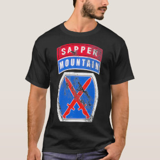 Camiseta 10.º Disquete De Tabulador De Parche De La Divisió