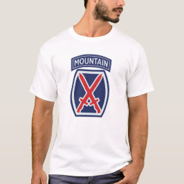 Camiseta 10.º distintivo "Montañero" de la División de Mont