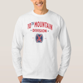 Camiseta 10.º distintivo "Montañero" de la División de Mont