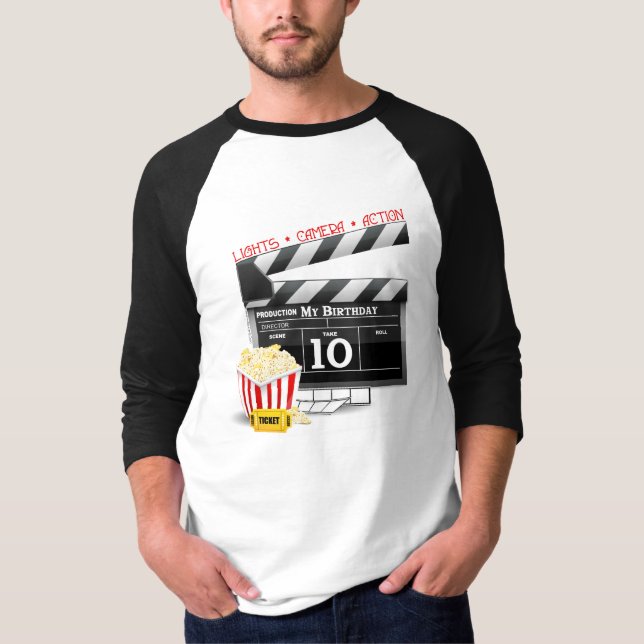 Camiseta 10.º Fiesta de cine de Hollywood (Anverso)