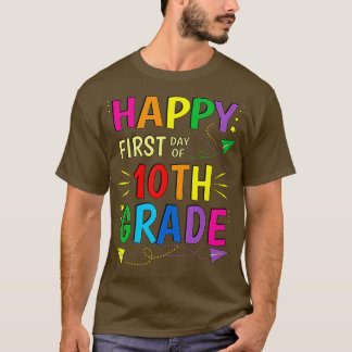 Camiseta 10.º grado de vuelta a la escuela