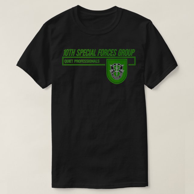 Camiseta 10.º Grupo de Fuerzas Especiales (10.º SFG) (Diseño del anverso)