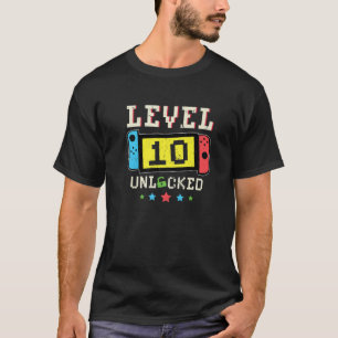 Camiseta 10.º Jugador De Cumpleaños Niños Adolescentes De 1