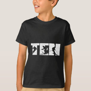 Camiseta 10.º Nacimiento Esquí Retro Gi