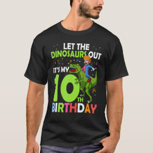 Camiseta 10.º Nacimiento Rex Clown Circus Dejar Que Los Din