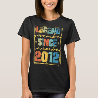 Camiseta 10.º niño de cumpleaños 10 años de leyenda desde e
