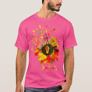 Camiseta 10.º Puño Girasol Historia Negra África