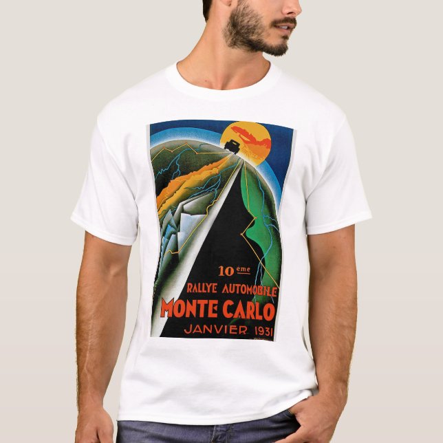 Camiseta 10.º Rallye Automobile de Montecarlo (Anverso)