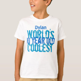 Camiseta 10.º regalo de cumpleaños, el niño de 10 años más