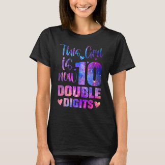 Camiseta 10.º Regalo De Cumpleaños Este Chica Ahora Es 10 D