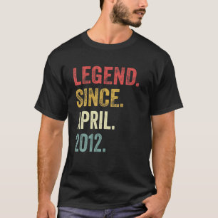 Camiseta 10.º Regalo De Cumpleaños Leyenda De 10 Años Desde