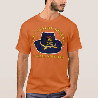 Camiseta 10.º Regimiento de Cavalry con Gorras de búfalos d
