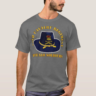 Camiseta 10.º Regimiento de Cavalry con Gorras de búfalos d